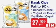 PATİTO KAŞIK CİPS 90 G